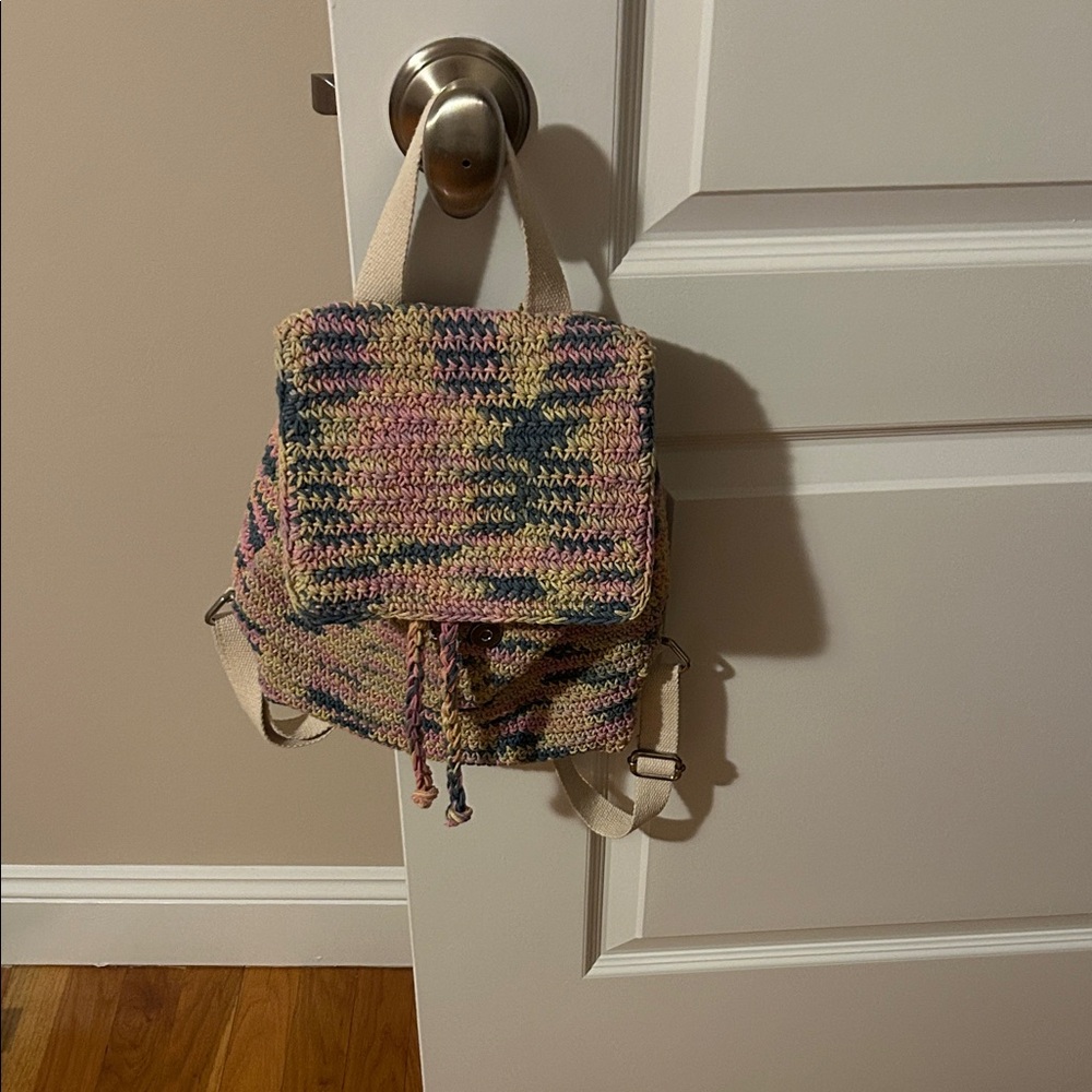 Crochet backpack